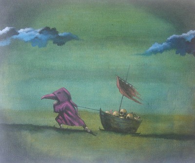 A sense of weary, fated pilgrimage