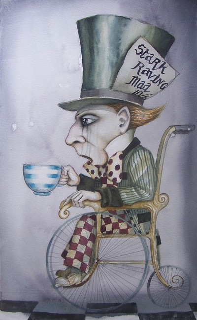 Melancholy despair and resigned madness