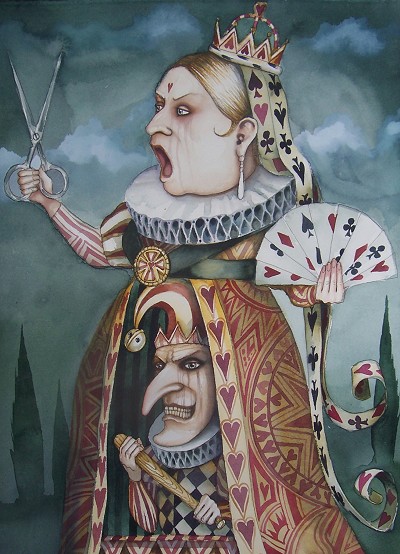 A disturbing, regal, and sinister depiction