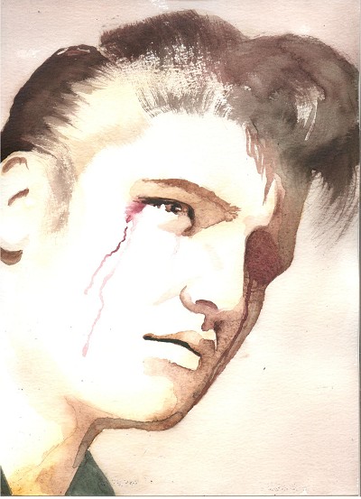 Profound sorrow and visceral anguish with a sense of quiet desperation