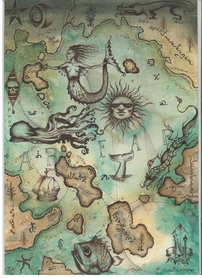 Mysterious and awe-inspiring, a fantastical maritime world.