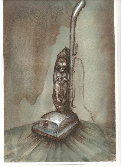 An atmosphere of unsettling quiet dread and melancholy.
