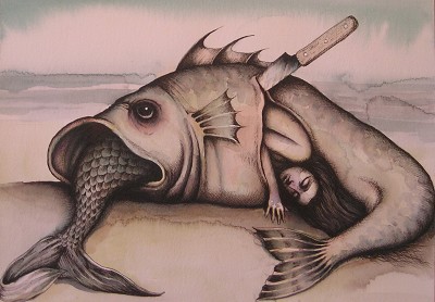 A sense of disquiet and unsettling surrender.