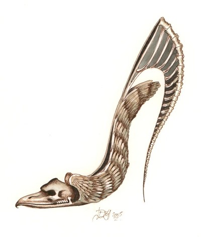 Eerie beauty of mortality and flight