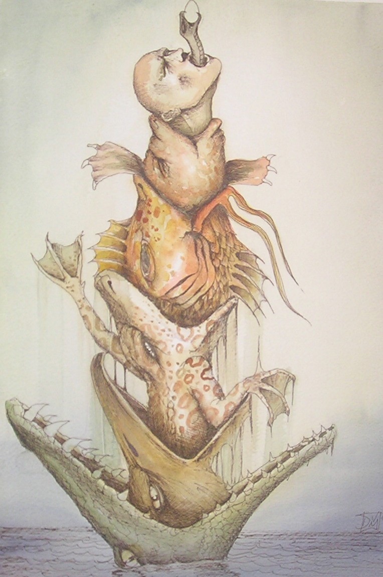 Disquieting and grotesque
