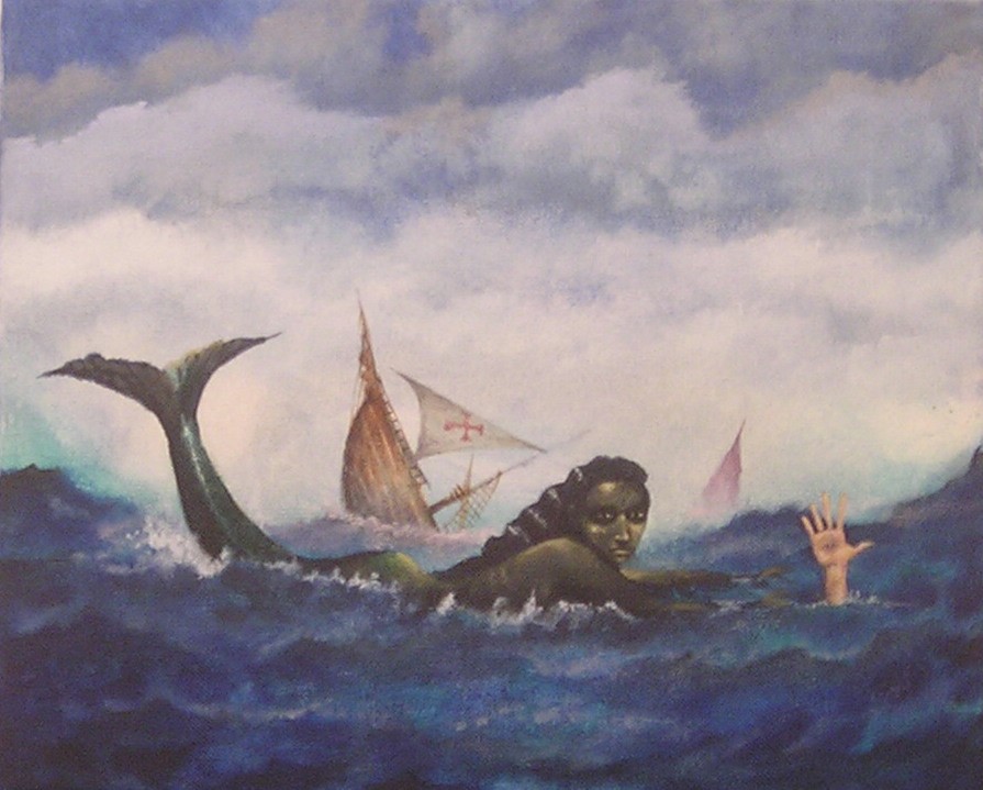 A perilous encounter in stormy seas