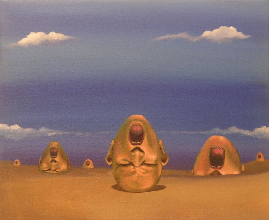 Distressing anguish in an alien landscape.