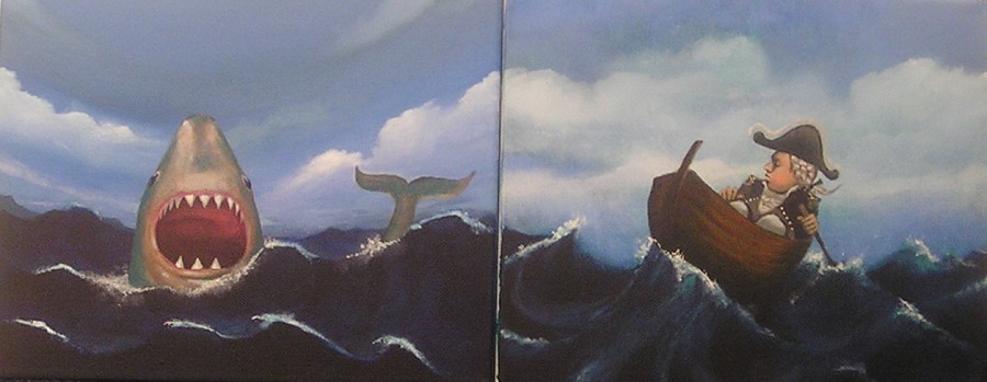 Impending doom and a precarious situation.