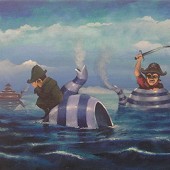 Anxious and chaotic maritime encounter