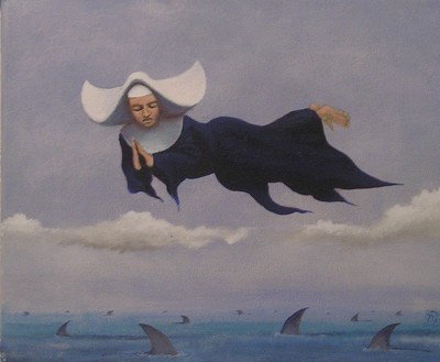 A perilous spiritual journey amidst predatory forces.