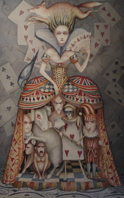 Darkly whimsical and unsettling