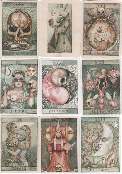Melancholy and foreboding with a hint of occult mystery.